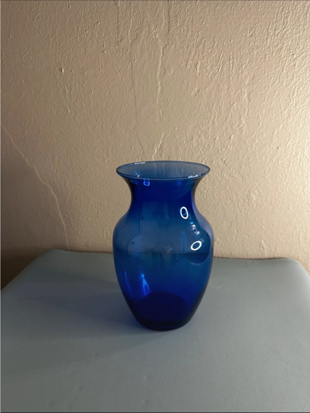 Blue Glass Decorative Vase - Classic Home Accents